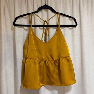 Nine West Mustard Camisole Top
